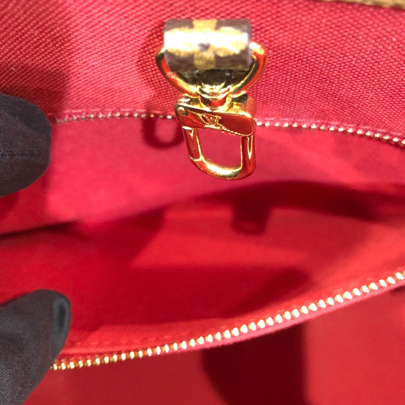 ルイ・ヴィトン LOUIS VUITTON オンザゴーPM M46373 ブラウン/ゴールド金具 モノグラム ジャイアンド･リバース レディース ショルダーバッグ