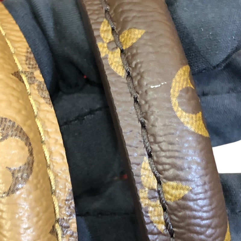 ルイ・ヴィトン LOUIS VUITTON オンザゴーPM M46373 ブラウン/ゴールド金具 モノグラム ジャイアンド･リバース レディース ショルダーバッグ