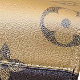 ルイ・ヴィトン LOUIS VUITTON オンザゴーPM M46373 ブラウン/ゴールド金具 モノグラム ジャイアンド･リバース レディース ショルダーバッグ