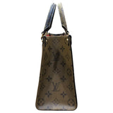 ルイ・ヴィトン LOUIS VUITTON オンザゴーPM M46373 ブラウン/ゴールド金具 モノグラム ジャイアンド･リバース レディース ショルダーバッグ