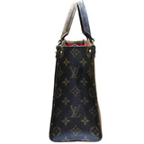 ルイ・ヴィトン LOUIS VUITTON オンザゴーPM M46373 ブラウン/ゴールド金具 モノグラム ジャイアンド･リバース レディース ショルダーバッグ