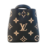 ルイ・ヴィトン LOUIS VUITTON ネオ・ノエMM M45497 ブラック バイカラー モノグラム・アンプラント レディース ハンドバッグ