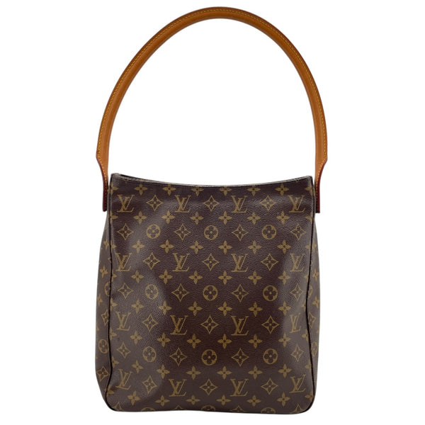 ルイ・ヴィトン LOUIS VUITTON ルーピングGM M51145 ブラウン モノグラムキャンバス レディース ショルダーバッグ