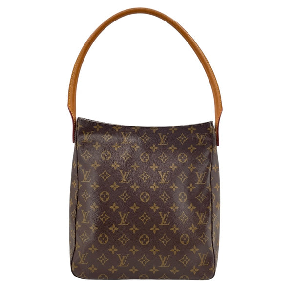 ルイ・ヴィトン LOUIS VUITTON ルーピングGM M51145 ブラウン モノグラムキャンバス レディース ショルダーバッグ