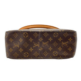 ルイ・ヴィトン LOUIS VUITTON ルーピングGM M51145 ブラウン モノグラムキャンバス レディース ショルダーバッグ