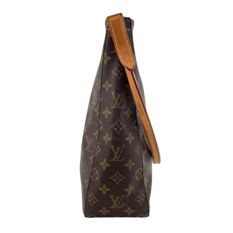 ルイ・ヴィトン LOUIS VUITTON ルーピングGM M51145 ブラウン モノグラムキャンバス レディース ショルダーバッグ