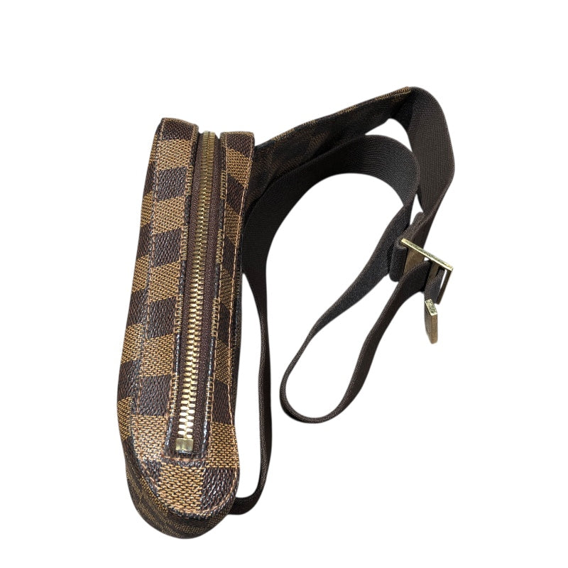 ルイ・ヴィトン LOUIS VUITTON ジェロニモス N51994 ブラウン ダミエ レディース ショルダーバッグ