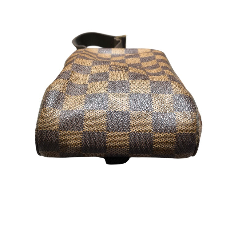 ルイ・ヴィトン LOUIS VUITTON ジェロニモス N51994 ブラウン ダミエ レディース ショルダーバッグ
