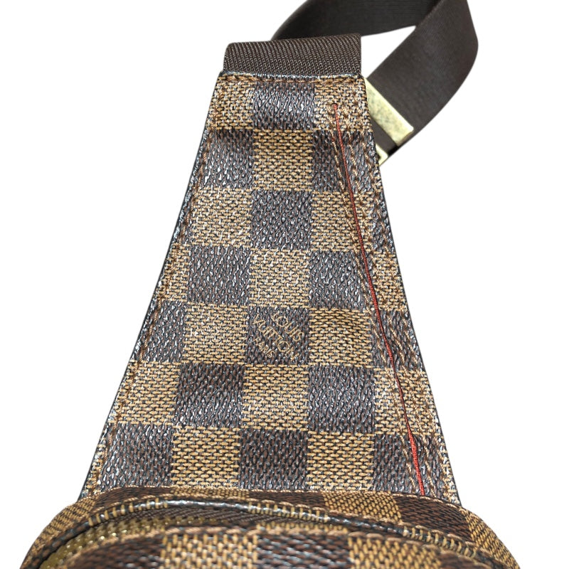 ルイ・ヴィトン LOUIS VUITTON ジェロニモス N51994 ブラウン ダミエ レディース ショルダーバッグ