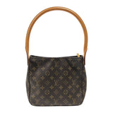 ルイ・ヴィトン LOUIS VUITTON ルーピングMM M51146 ブラウン モノグラム レディース ショルダーバッグ