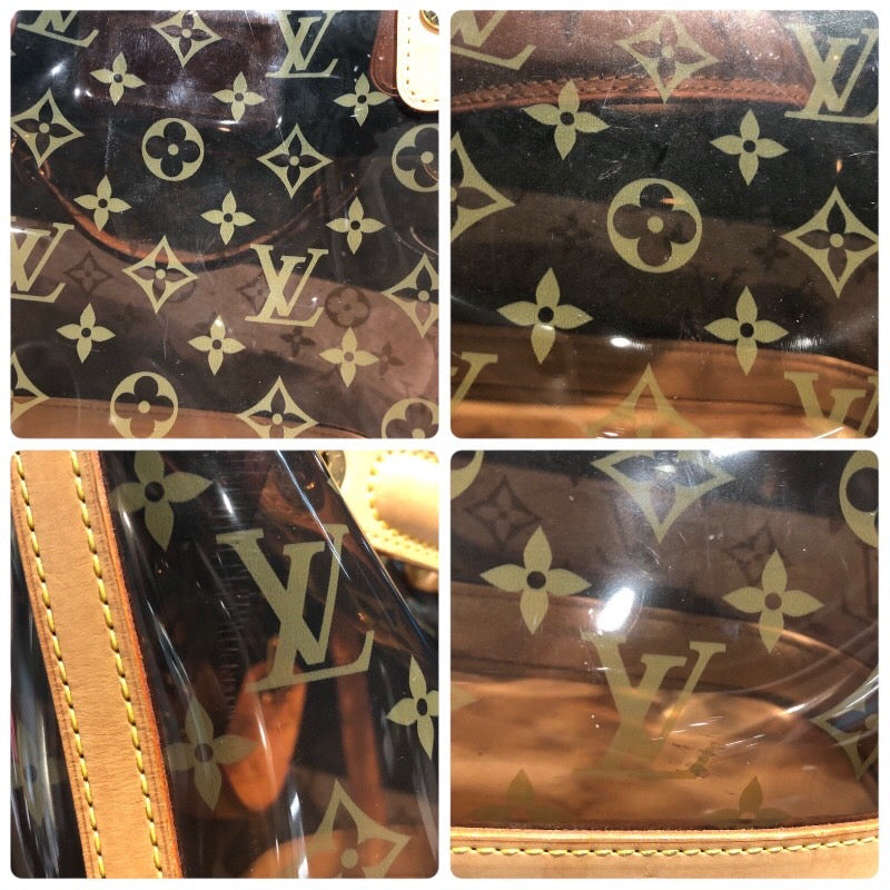 ルイ・ヴィトン LOUIS VUITTON カバ・アンブルPM M92502 ブラウン モノグラム・ビニール レディース ハンドバッグ