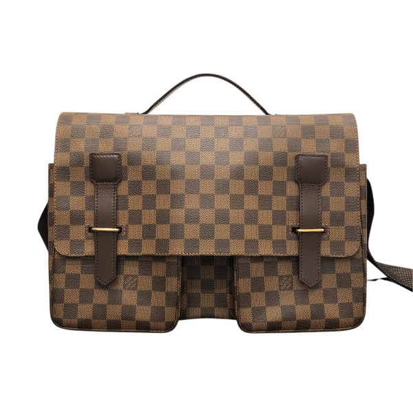 ルイ・ヴィトン LOUIS VUITTON ブロードウェイ N42270 ブラウン ダミエキャンバス メンズ ショルダーバッグ