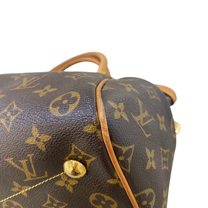 ルイ・ヴィトン LOUIS VUITTON ティヴォリPM M40143 ブラウン/ゴールド金具 モノグラム レディース ハンドバッグ