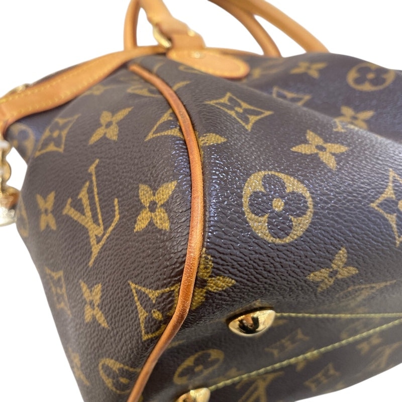 ルイ・ヴィトン LOUIS VUITTON ティヴォリPM M40143 ブラウン/ゴールド金具 モノグラム レディース ハンドバッグ