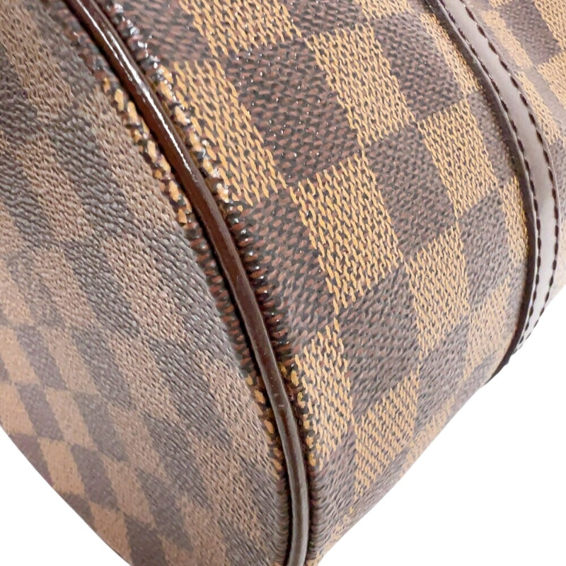 ルイ・ヴィトン LOUIS VUITTON パピヨンGM N51303 ブラウン　ゴールド金具 ダミエ レディース ハンドバッグ