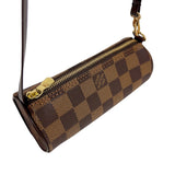 ルイ・ヴィトン LOUIS VUITTON パピヨンGM N51303 ブラウン　ゴールド金具 ダミエ レディース ハンドバッグ