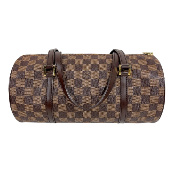 ルイ・ヴィトン LOUIS VUITTON パピヨンGM N51303 ブラウン　ゴールド金具 ダミエ レディース ハンドバッグ