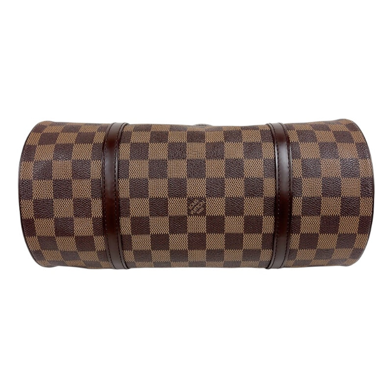 ルイ・ヴィトン LOUIS VUITTON パピヨンGM N51303 ブラウン　ゴールド金具 ダミエ レディース ハンドバッグ