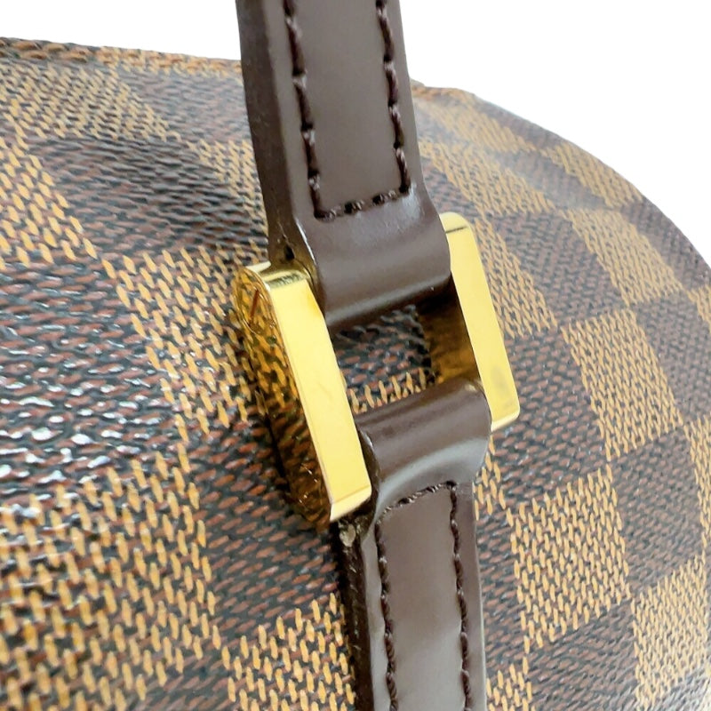 ルイ・ヴィトン LOUIS VUITTON パピヨンGM N51303 ブラウン　ゴールド金具 ダミエ レディース ハンドバッグ