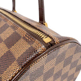 ルイ・ヴィトン LOUIS VUITTON パピヨンGM N51303 ブラウン　ゴールド金具 ダミエ レディース ハンドバッグ