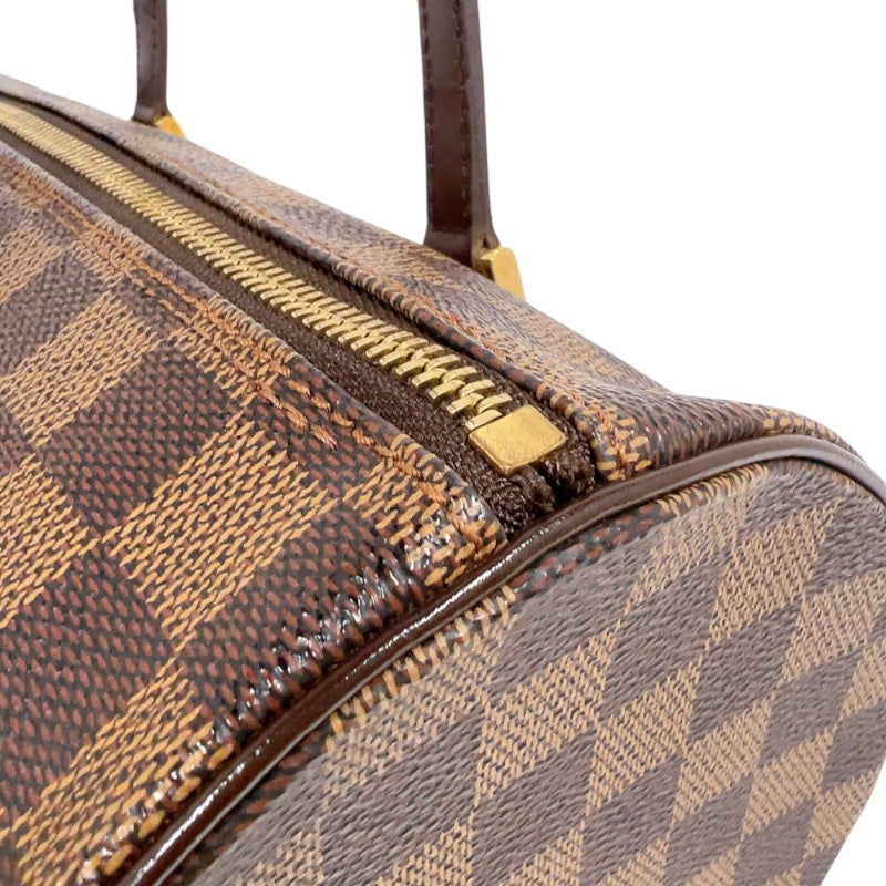 ルイ・ヴィトン LOUIS VUITTON パピヨンGM N51303 ブラウン　ゴールド金具 ダミエ レディース ハンドバッグ