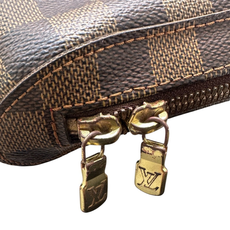 ルイ・ヴィトン LOUIS VUITTON ジェロニモス N51994 ブラウン ダミエ PVC メンズ ボディバッグ