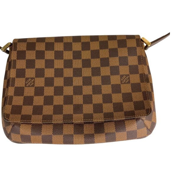 ルイ・ヴィトン LOUIS VUITTON ﾐｭｾﾞｯﾄ･ﾀﾝｺﾞ ﾛﾝｸﾞ N51301 ブラウン PVCコーティングキャンバス ダミエキャンパス レディース ショルダーバッグ