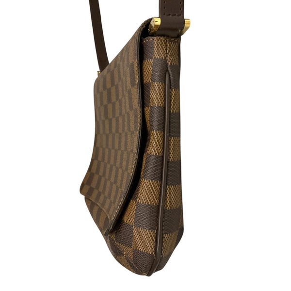 ルイ・ヴィトン LOUIS VUITTON ﾐｭｾﾞｯﾄ･ﾀﾝｺﾞ ﾛﾝｸﾞ N51301 ブラウン PVCコーティングキャンバス ダミエキャンパス レディース ショルダーバッグ