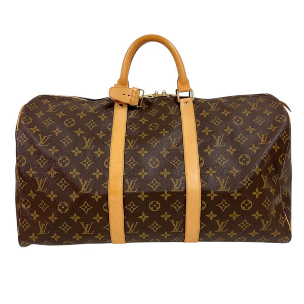 【期間限定特価】 ルイ・ヴィトン LOUIS VUITTON キーポル50 M41426 ブラウン 旅行かばん・小分けバッグ