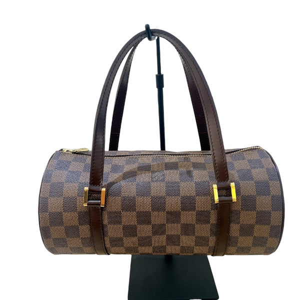 ルイ・ヴィトン LOUIS VUITTON パピヨンPM N51304 エベヌ　ゴールド金具 ダミエ レディース ハンドバッグ