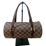 ルイ・ヴィトン LOUIS VUITTON パピヨンPM N51304 エベヌ　ゴールド金具 ダミエ レディース ハンドバッグ