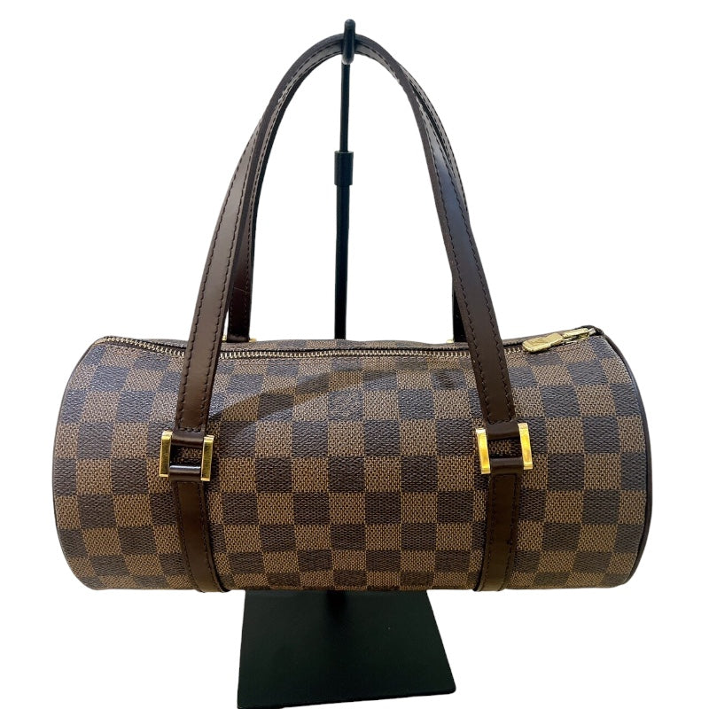 ルイ・ヴィトン LOUIS VUITTON パピヨンPM N51304 エベヌ　ゴールド金具 ダミエ レディース ハンドバッグ
