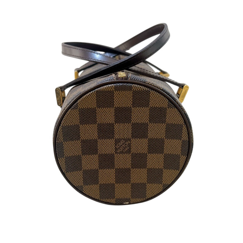 ルイ・ヴィトン LOUIS VUITTON パピヨンPM N51304 エベヌ　ゴールド金具 ダミエ レディース ハンドバッグ