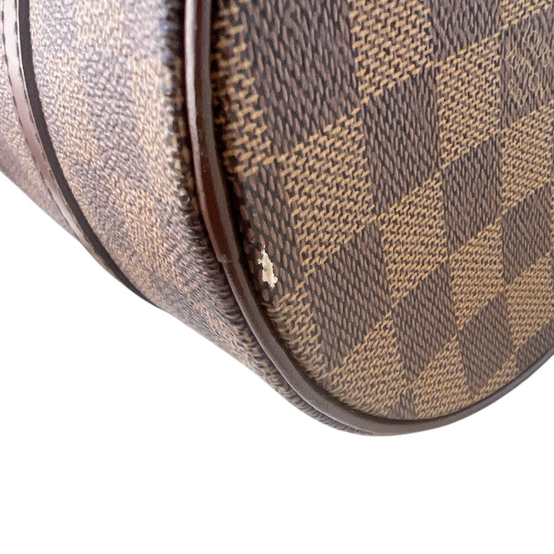 ルイ・ヴィトン LOUIS VUITTON パピヨンPM N51304 エベヌ　ゴールド金具 ダミエ レディース ハンドバッグ
