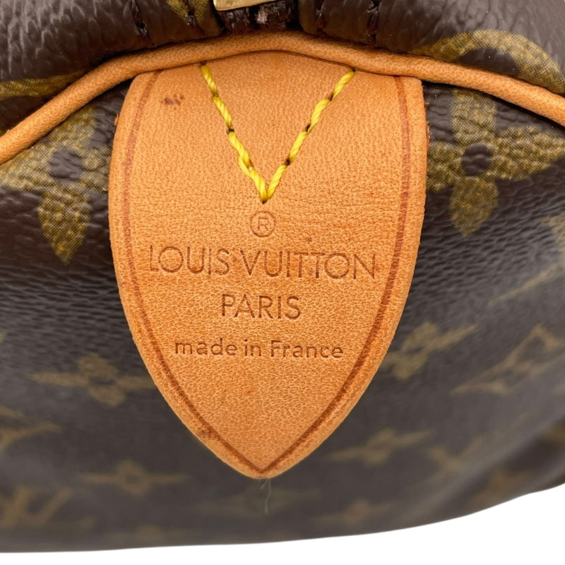 ルイ・ヴィトン LOUIS VUITTON スピーディ30 M41108 ブラウン モノグラム レディース ハンドバッグ