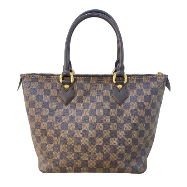 ルイ・ヴィトン LOUIS VUITTON サレヤPM N51183 ブラウン/ゴールド金具 ダミエ レディース トートバッグ