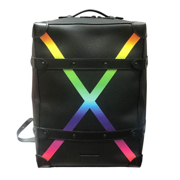 ルイ・ヴィトン LOUIS VUITTON ソフトトランク・バックパック M30337 ブラック タイガ・レインボー メンズ リュック・デイパック