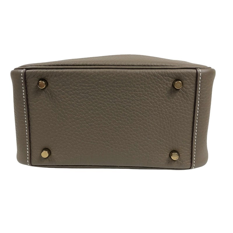 エルメス HERMES リンディミニ W刻印　(2024年製) エトゥープ ゴールド金具 トリヨンクレマンス レディース ショルダーバッグ