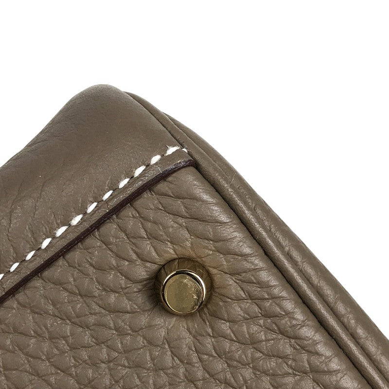 エルメス HERMES リンディミニ W刻印　(2024年製) エトゥープ ゴールド金具 トリヨンクレマンス レディース ショルダーバッグ