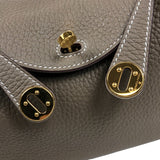 エルメス HERMES リンディミニ W刻印　(2024年製) エトゥープ ゴールド金具 トリヨンクレマンス レディース ショルダーバッグ