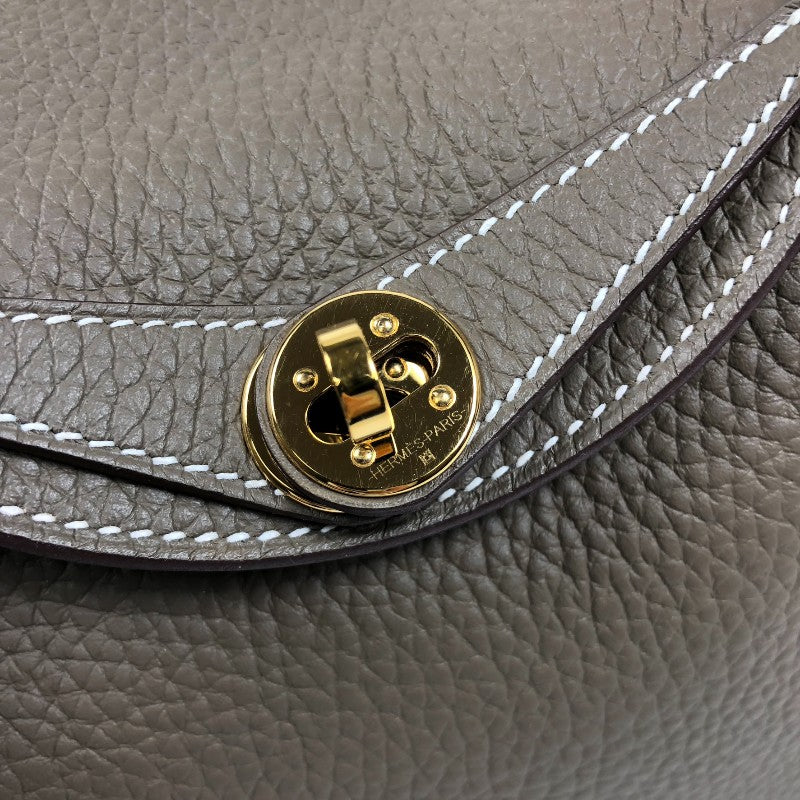 エルメス HERMES リンディミニ W刻印　(2024年製) エトゥープ ゴールド金具 トリヨンクレマンス レディース ショルダーバッグ