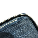 ルイ・ヴィトン LOUIS VUITTON ジッピーウォレット・ヴェルティカル M30510 ブルーマリーヌ タイガレザー メンズ 長財布