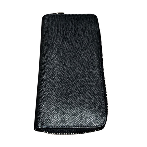 ルイ・ヴィトン LOUIS VUITTON ジッピーウォレット・ヴェルティカル M30510 ブルーマリーヌ タイガレザー メンズ 長財布