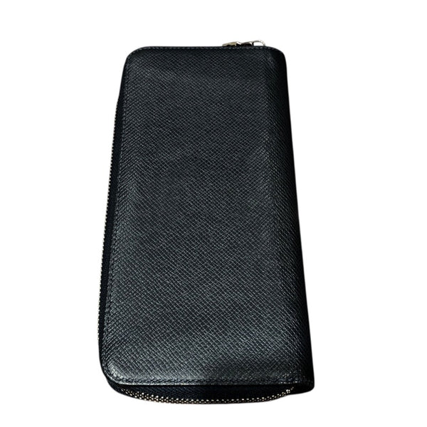 ルイ・ヴィトン LOUIS VUITTON ジッピーウォレット・ヴェルティカル M30510 ブルーマリーヌ タイガレザー メンズ 長財布