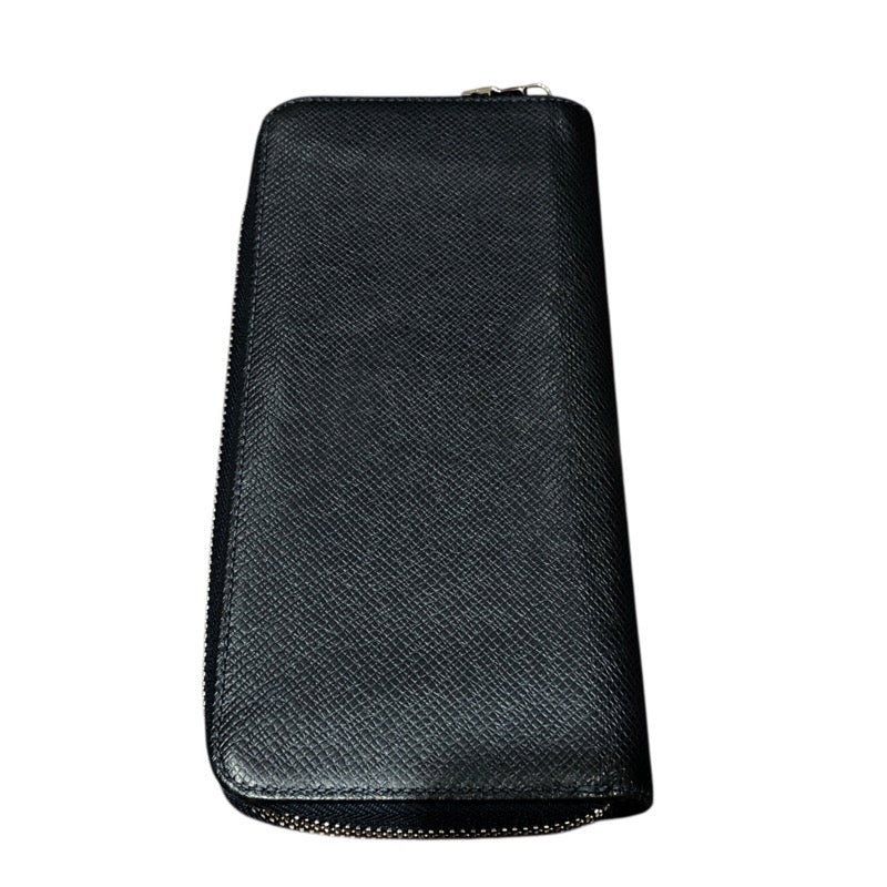 ルイ・ヴィトン LOUIS VUITTON ジッピーウォレット・ヴェルティカル M30510 ブルーマリーヌ タイガレザー メンズ 長財布