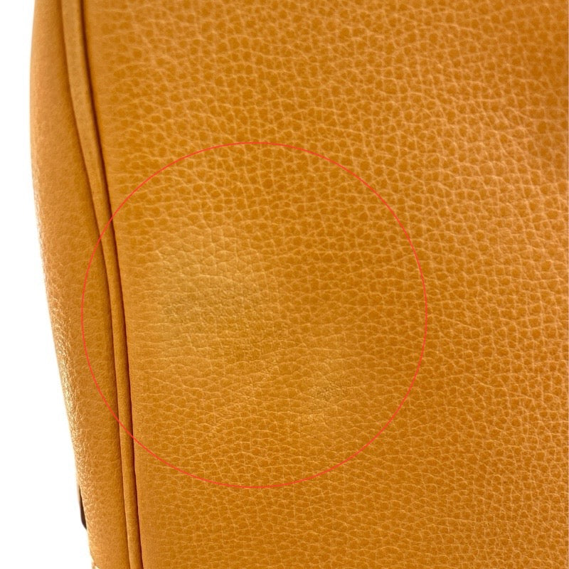 エルメス HERMES プリュム32 □H刻印 ナチュラル・シルバー金具 フィヨルド ユニセックス ハンドバッグ