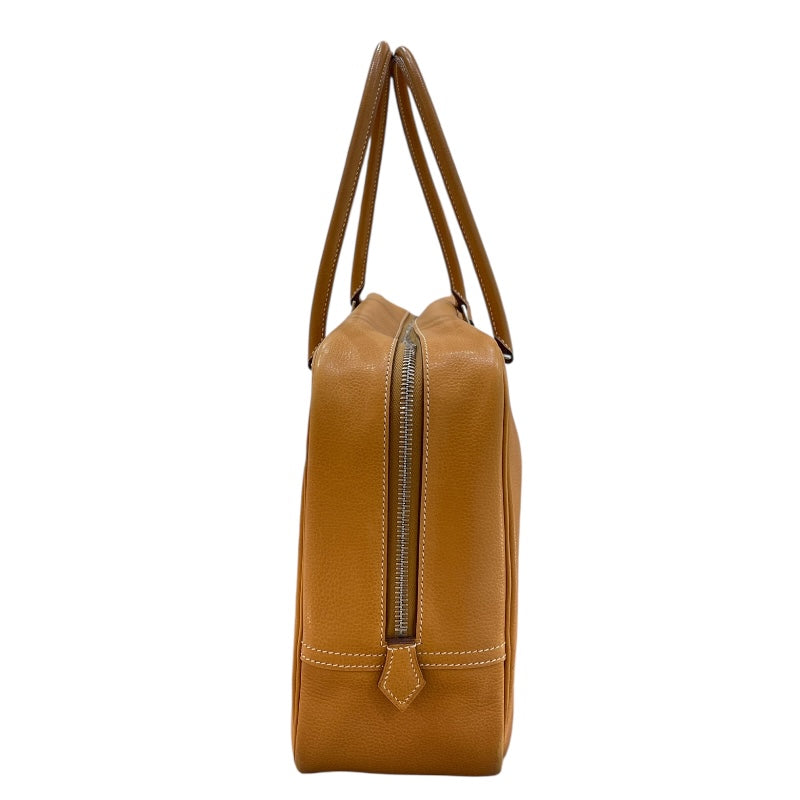 エルメス HERMES プリュム32 □H刻印 ナチュラル・シルバー金具 フィヨルド ユニセックス ハンドバッグ