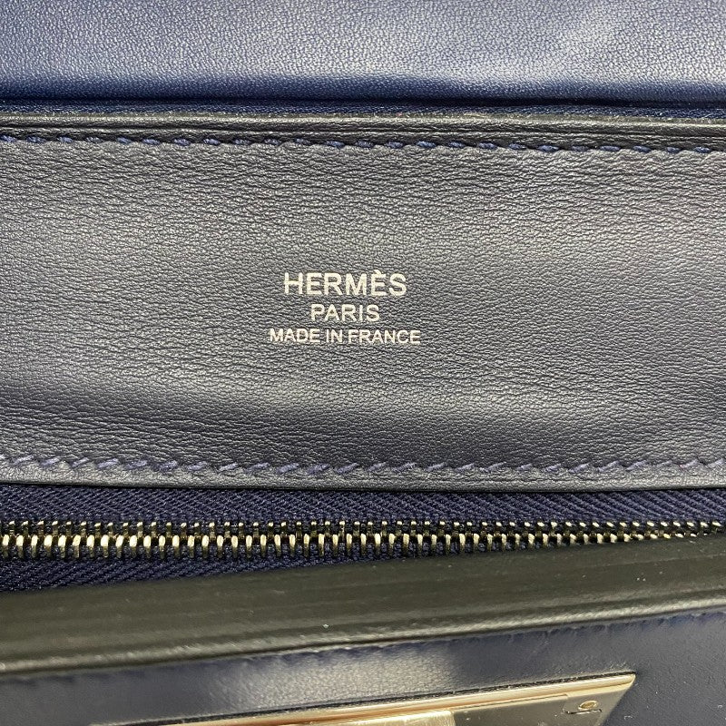 エルメス HERMES ヴァンキャトルミニ Z刻 ブルーニュイ シルバー金具 トリヨン/スイフト レディース ショルダーバッグ
