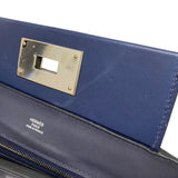 エルメス HERMES ヴァンキャトルミニ Z刻 ブルーニュイ シルバー金具 トリヨン/スイフト レディース ショルダーバッグ
