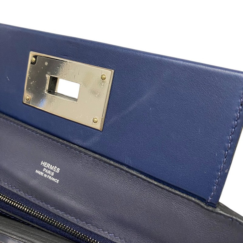 エルメス HERMES ヴァンキャトルミニ Z刻 ブルーニュイ シルバー金具 トリヨン/スイフト レディース ショルダーバッグ